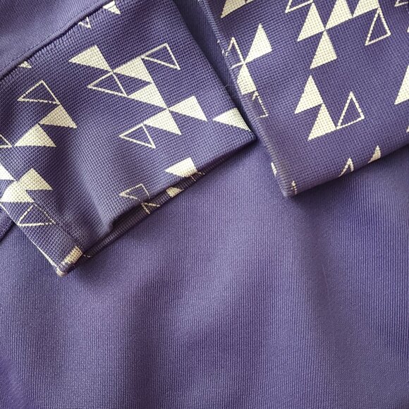 Purple Volcom Zip Up Sweater - Picture 4 of 6